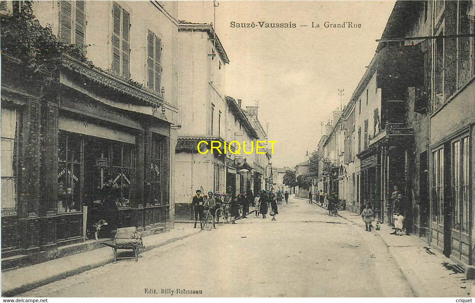 79 Sauzé-Vaussais, La Grand Rue - Sauze Vaussais