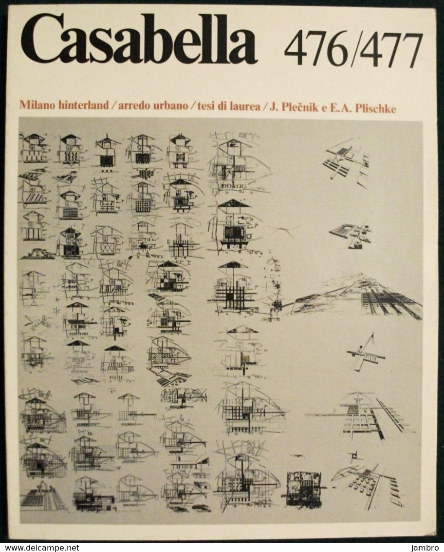 CASABELLA - Gennaio/Febbraio  1982 - N° 476/477 - Art, Design, Décoration