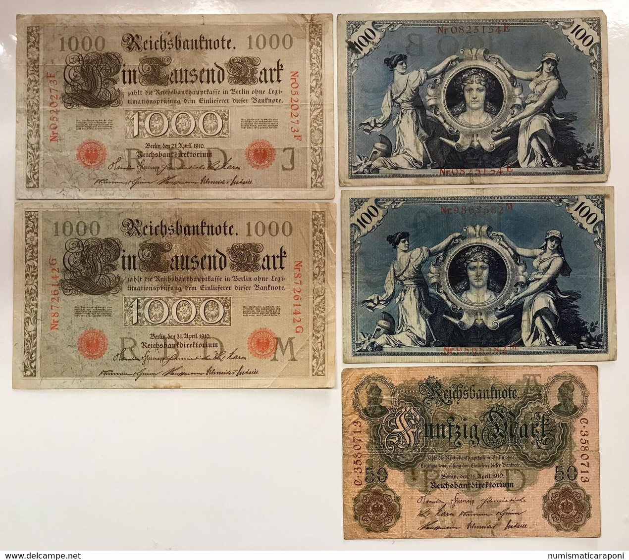 Germania Germany 22 Banconote 22 Ntes Lotto.3956 - Collections