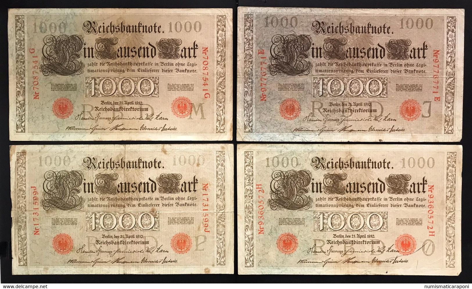 Germania Germany 22 Banconote 22 Ntes Lotto.3956 - Collections