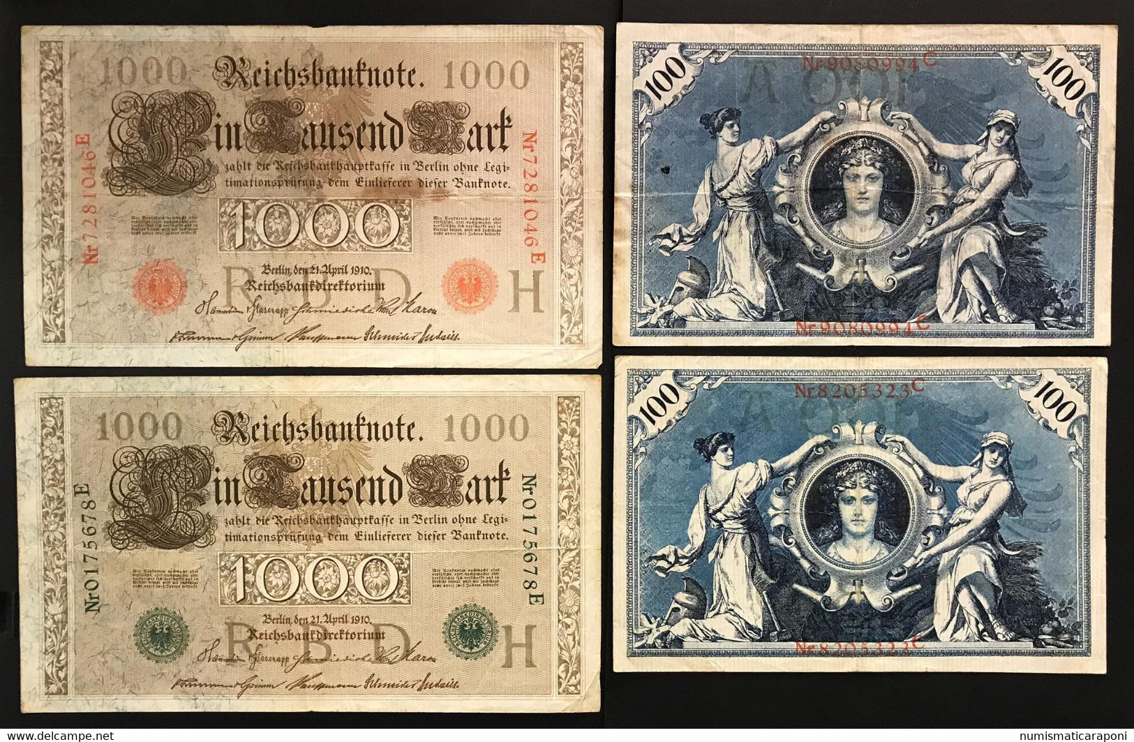 Germania Germany 22 Banconote 22 Ntes Lotto.3956 - Collections