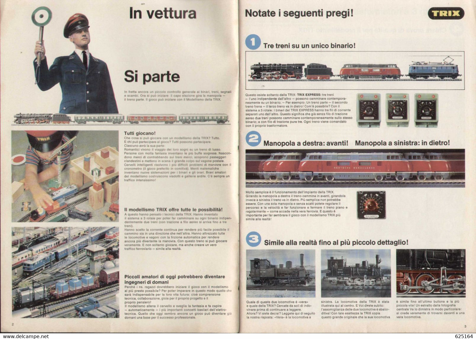 Catalogue TRIX 1968 TRIX EXPRESS - MINITRIX - COSTRUZIONI + Preis LIT - En Italien - Non Classificati