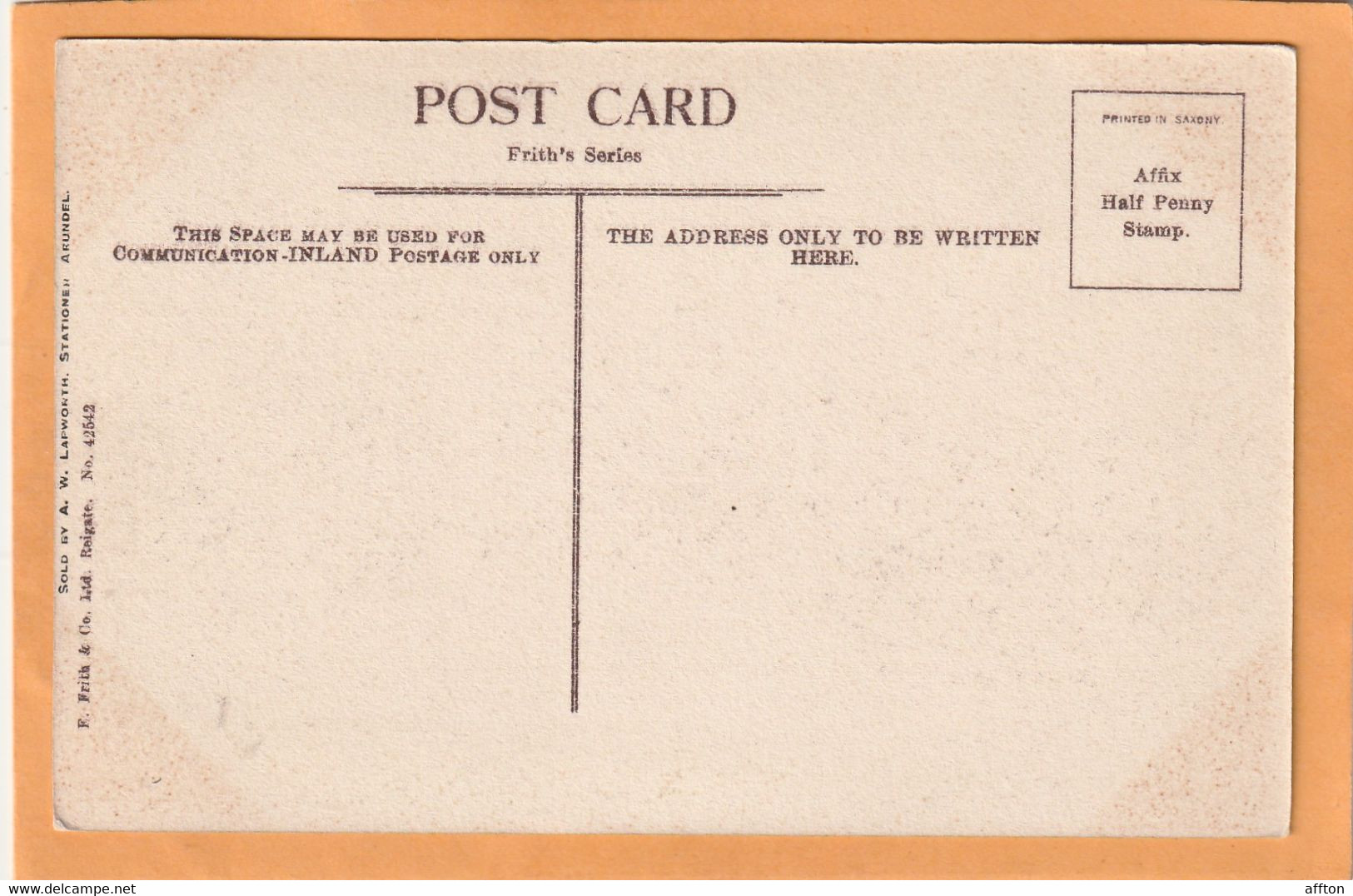 Arundel UK 1906 Postcard - Arundel