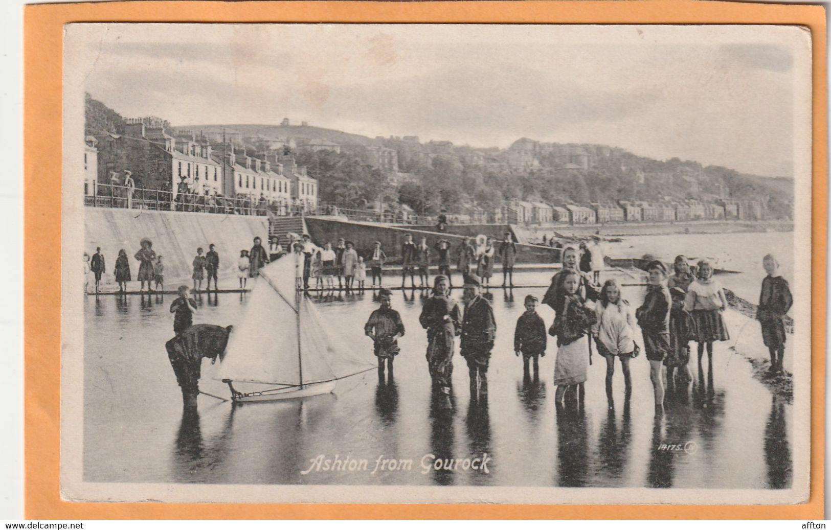 Ashton From Gourock UK 1910 Postcard - Renfrewshire