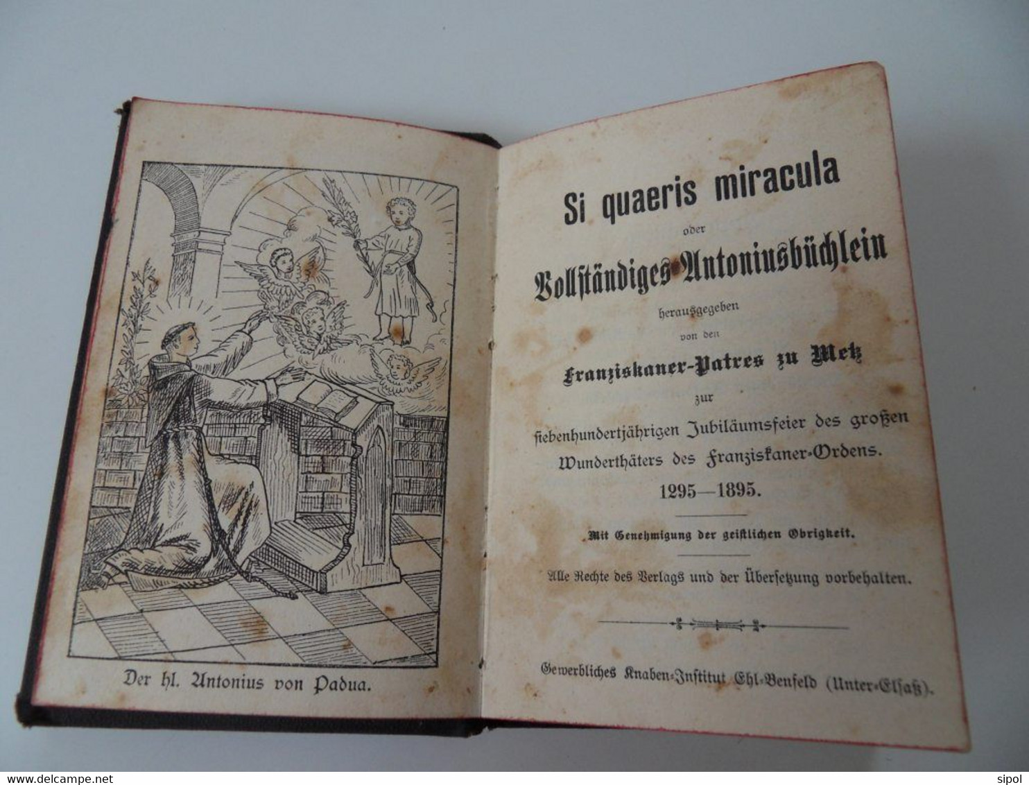 Si Quaeris Miracula  Petit Livret De  143 Pages  De Dévotion à St Antoine De Padoue  Années 1900 ? - Christentum