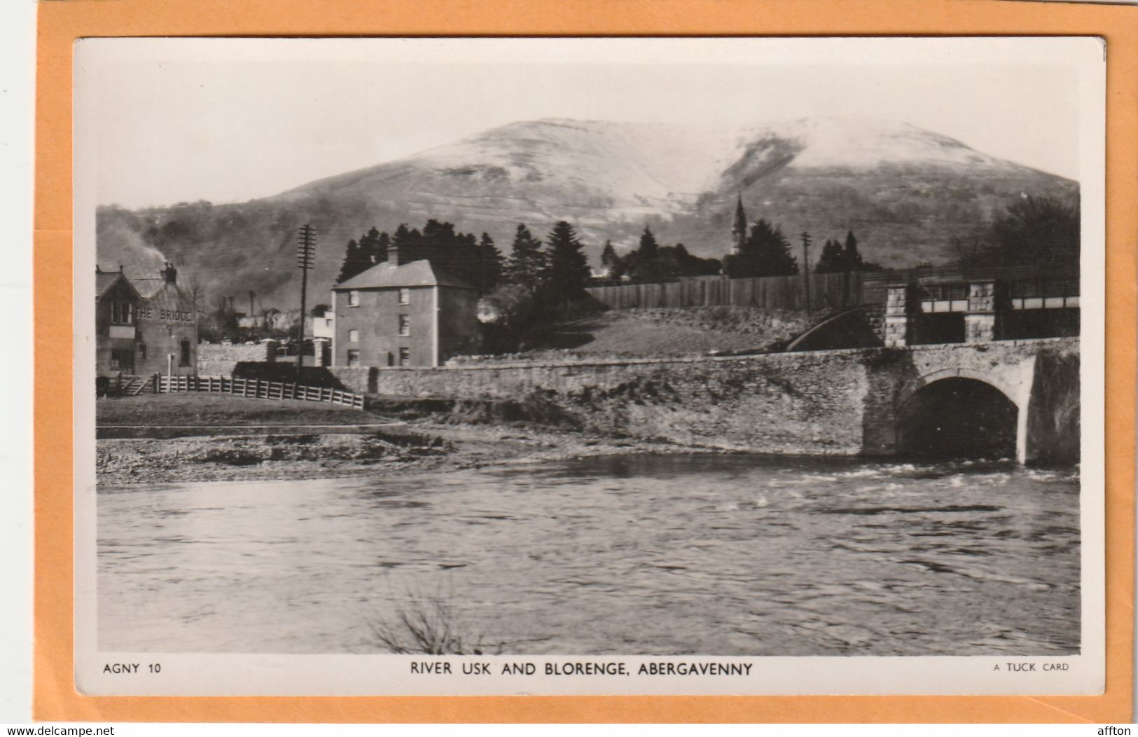 Abergavenny UK Old Postcard - Monmouthshire