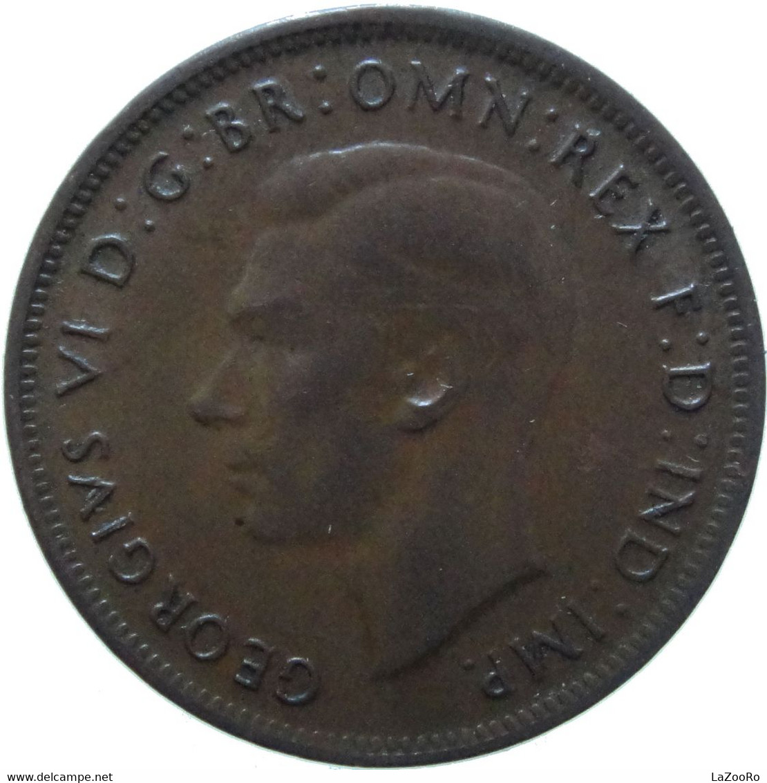 LaZooRo: Australia 1/2 Penny 1943 XF - ½ Penny