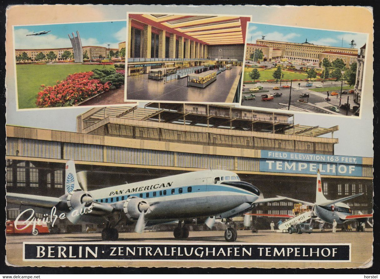 D-12101 Berlin - Flughafen Tempelhof - Hangar - Flugzeuge Pan Am & BEA - Halle - Cars - Nice Stamp - Tempelhof