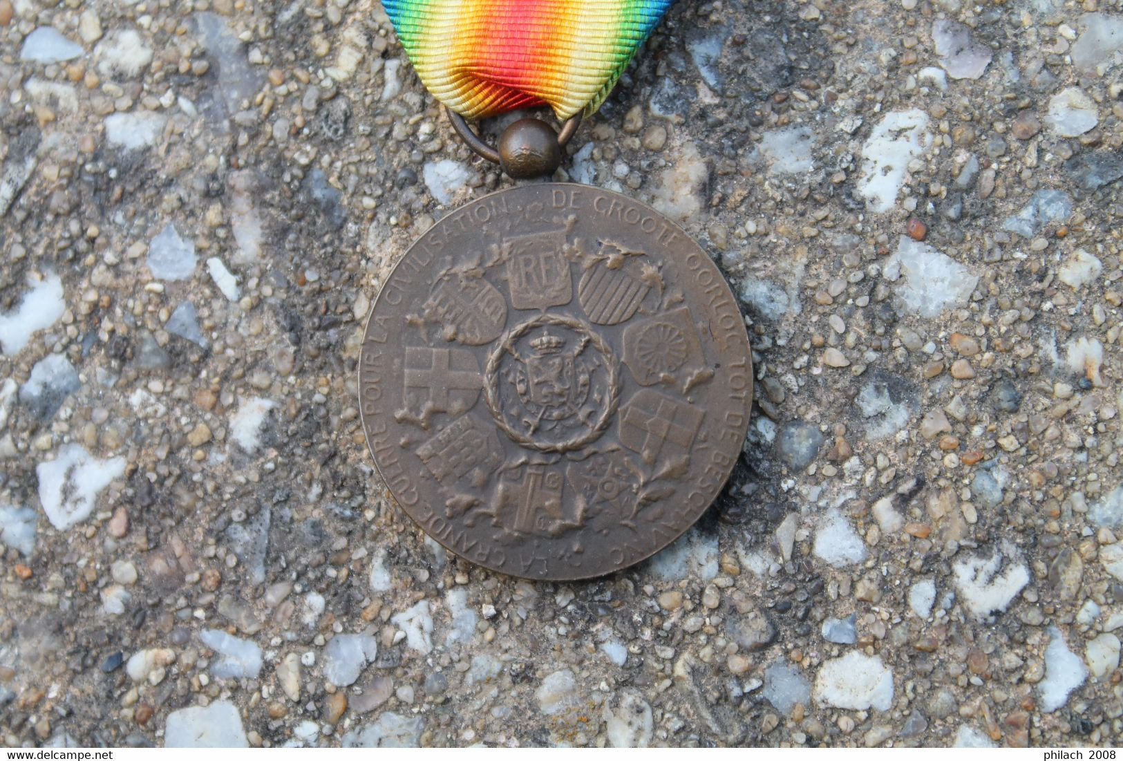 Médaille Belgique Commémorative De 1914 1918 - Belgique