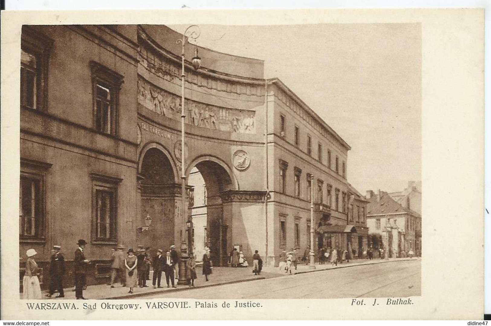 POLOGNE - WARSZAWA - VARSOVIE - Palais De Justice (non Voyagée) - Poland