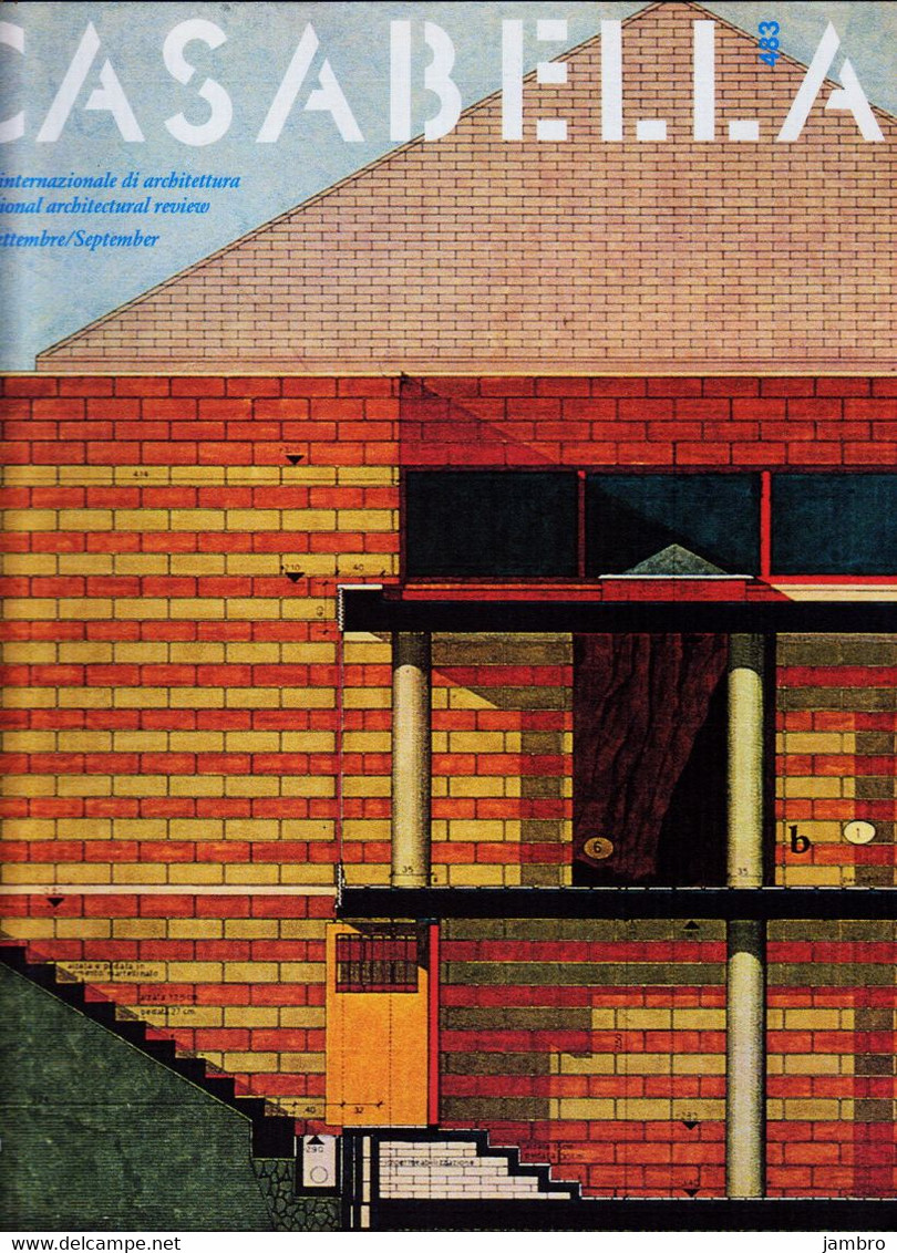 CASABELLA - Settembre  1982 - N° 483 - Art, Design, Décoration