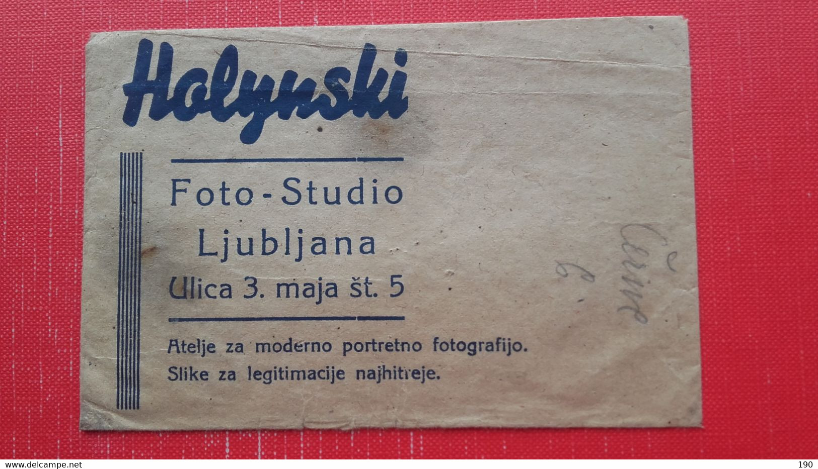 Ljubljana.Holynski.Foto-Studio.Paper Bag - Material Und Zubehör