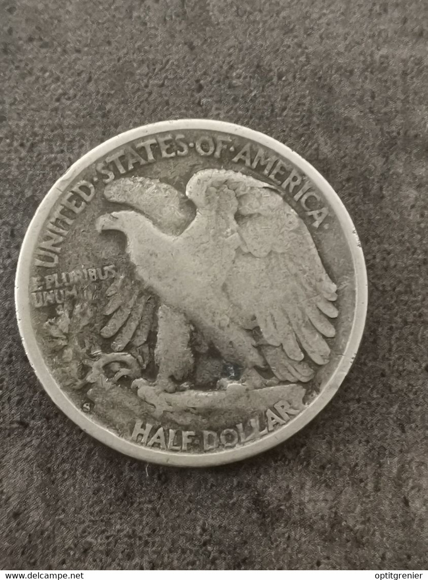 HALF DOLLAR 1943 S LIBERTY WALKING ARGENT USA / SILVER - 1916-1947: Liberty Walking