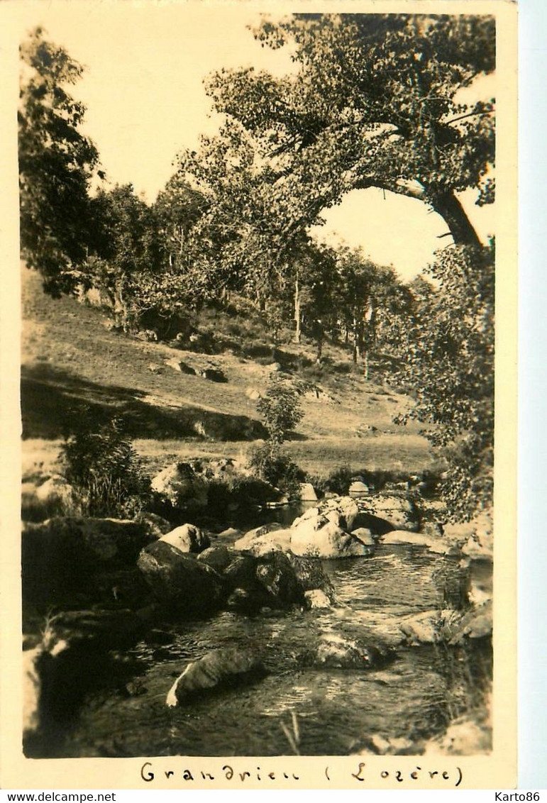 Grandrieu * Carte Photo * Lozère - Gandrieux Saint Amans