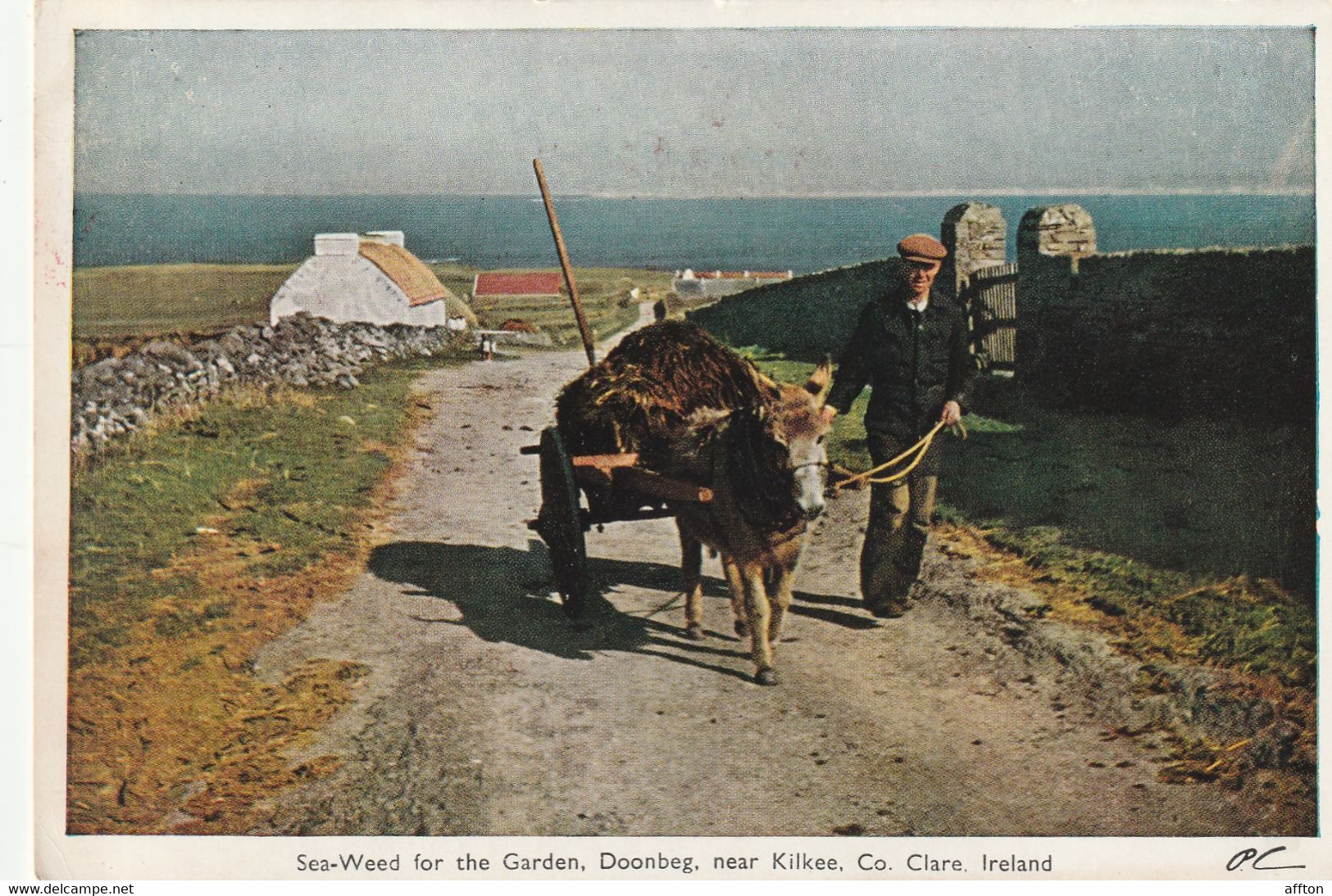 Kilkee Co Clare Ireland Old Postcard - Clare