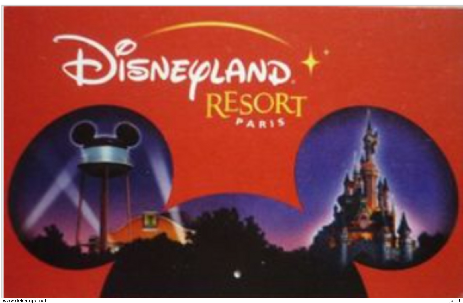 Passeport Disney - France - Disneyland Resort Paris - Red (paper), Banque Populaire 12/04/2005 - Passeports Disney