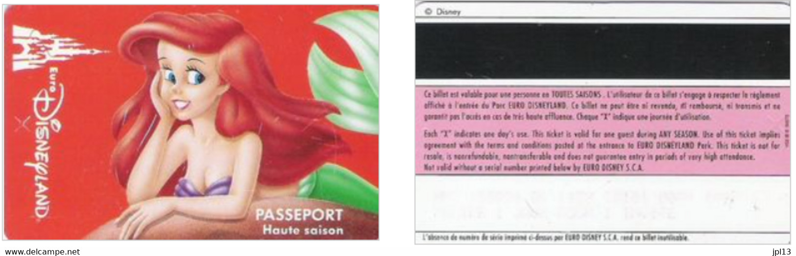 Passeport Disney - France - Disneyland Paris - La Petite Sirène - Disney Passports