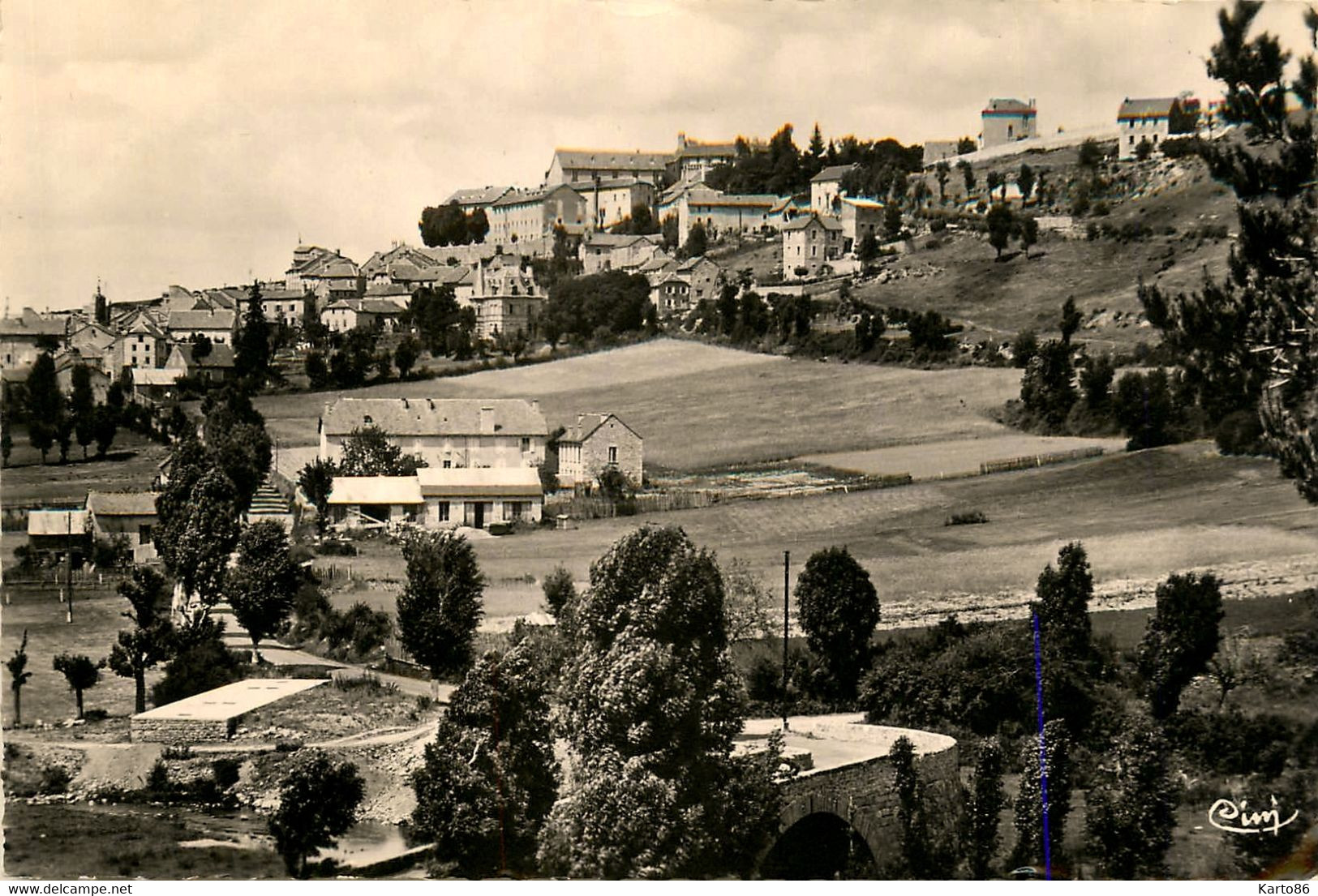 St Alban * Vue De La Route De Serverette - Saint Alban Sur Limagnole