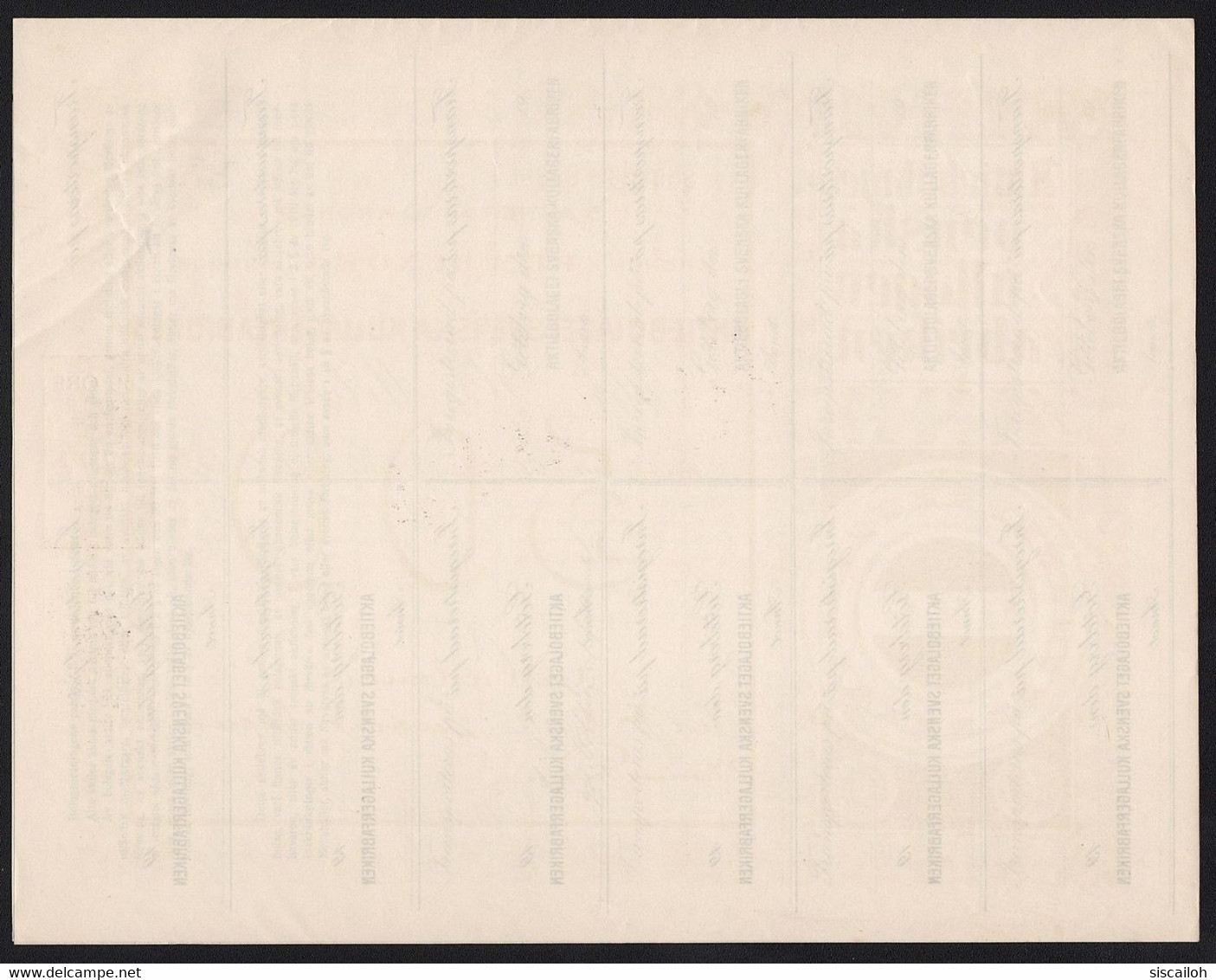 1919 Göteborg, Sweden: SKF - Aktiebolaget Svenska Kullagerfabriken, SEK 500 - Industrie