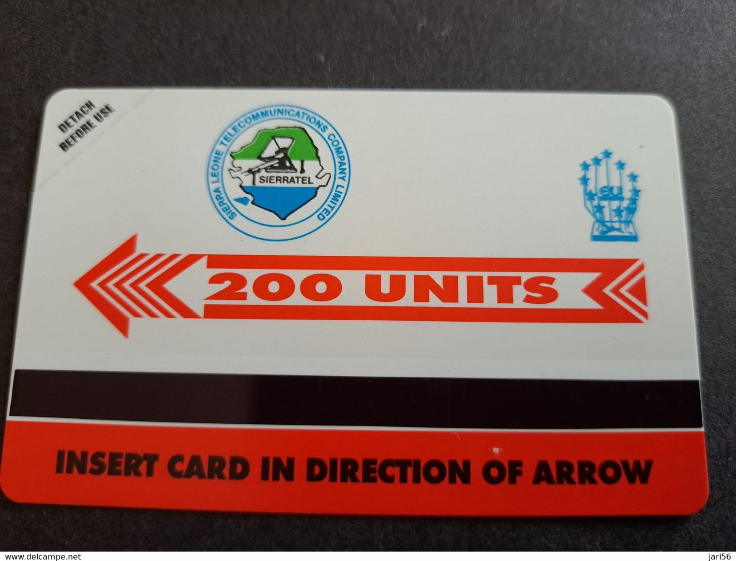 SIERRA LEONE  200 UNITS /  URMET CARD  /FLOWERS       MINT  Card     ** 10316** - Sierra Leone