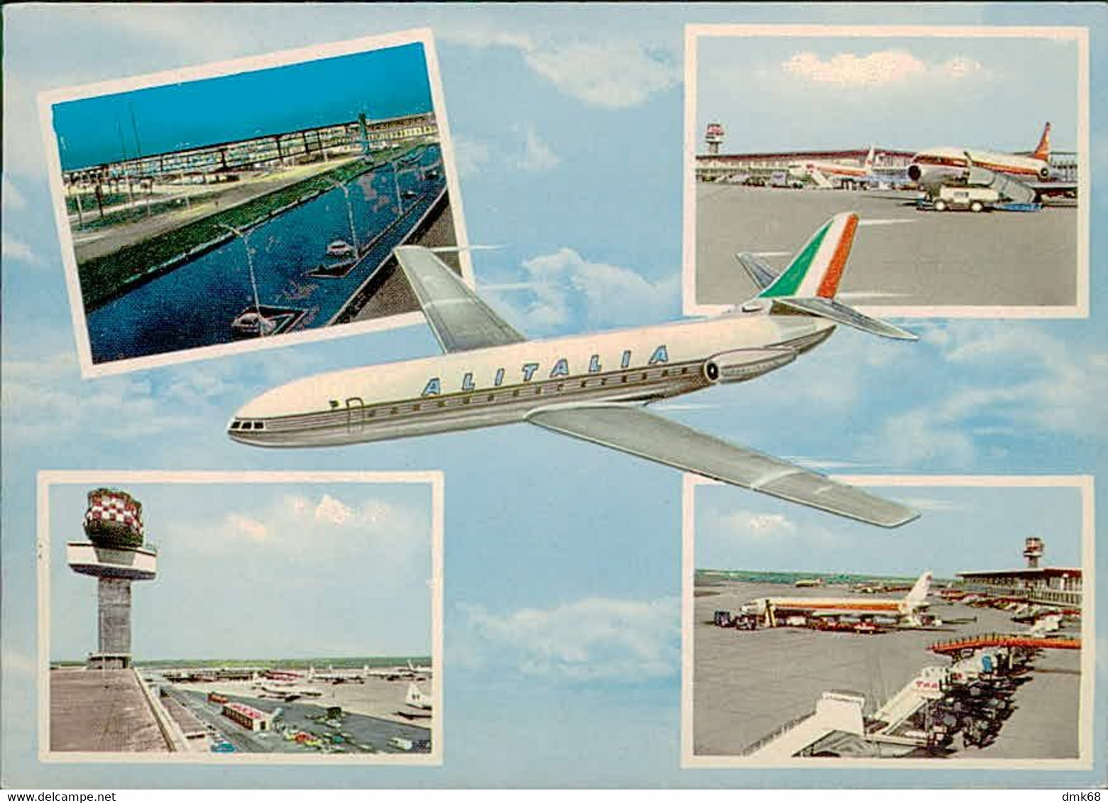 FIUMICINO - AEROPORTO / AIRPORT INTERCONTINENTALE LEONARDO DA VINCI - ALITALIA - EDIZ. OTO - SPEDITA 1967 (10533) - Fiumicino