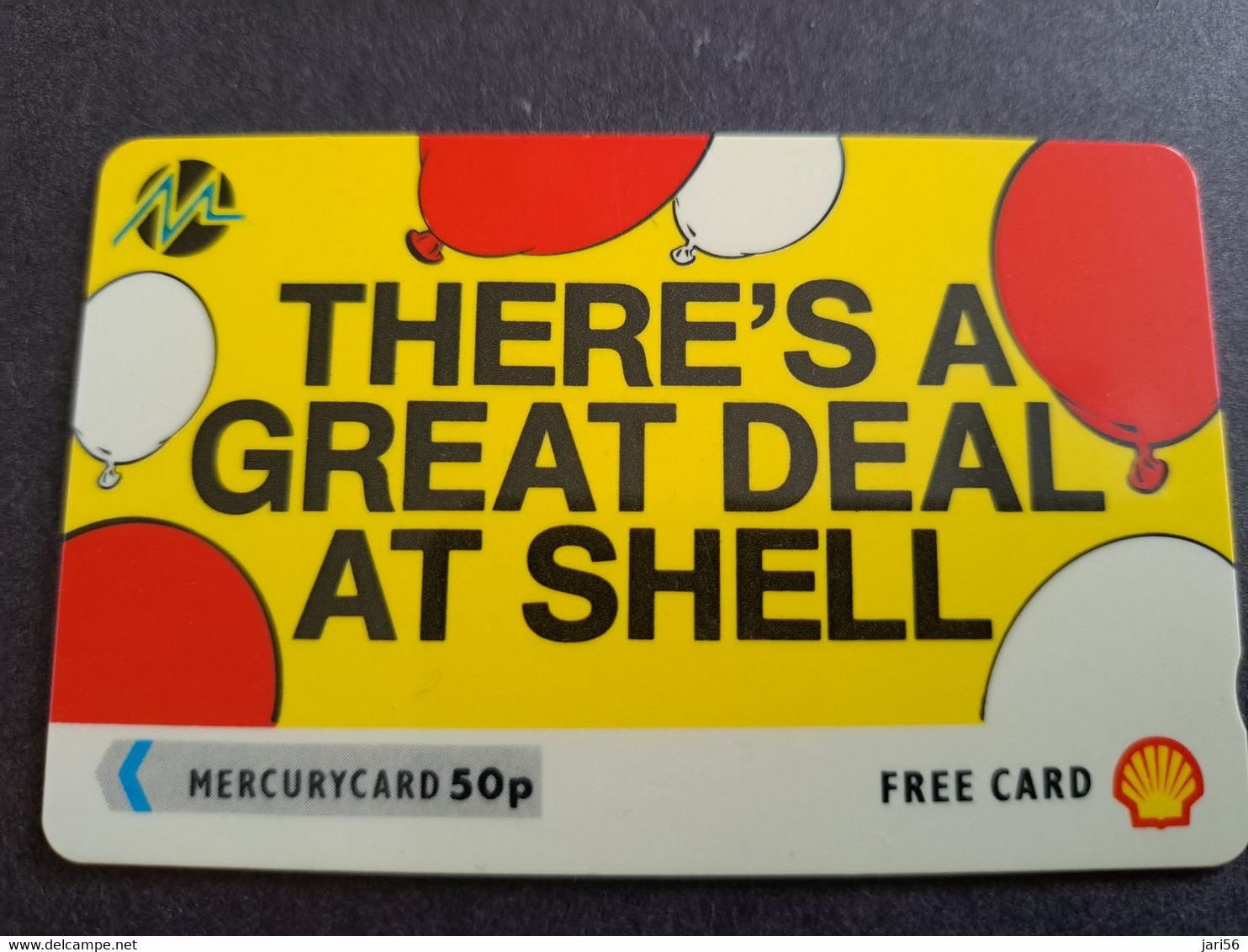 ENGELAND/ GREAT BRITAIN  MERCURY CARD  50 PENCE/ SERIE 12PSHA   SHELL CARD /PAYTELCO  **10319** - Mercury Communications & Paytelco