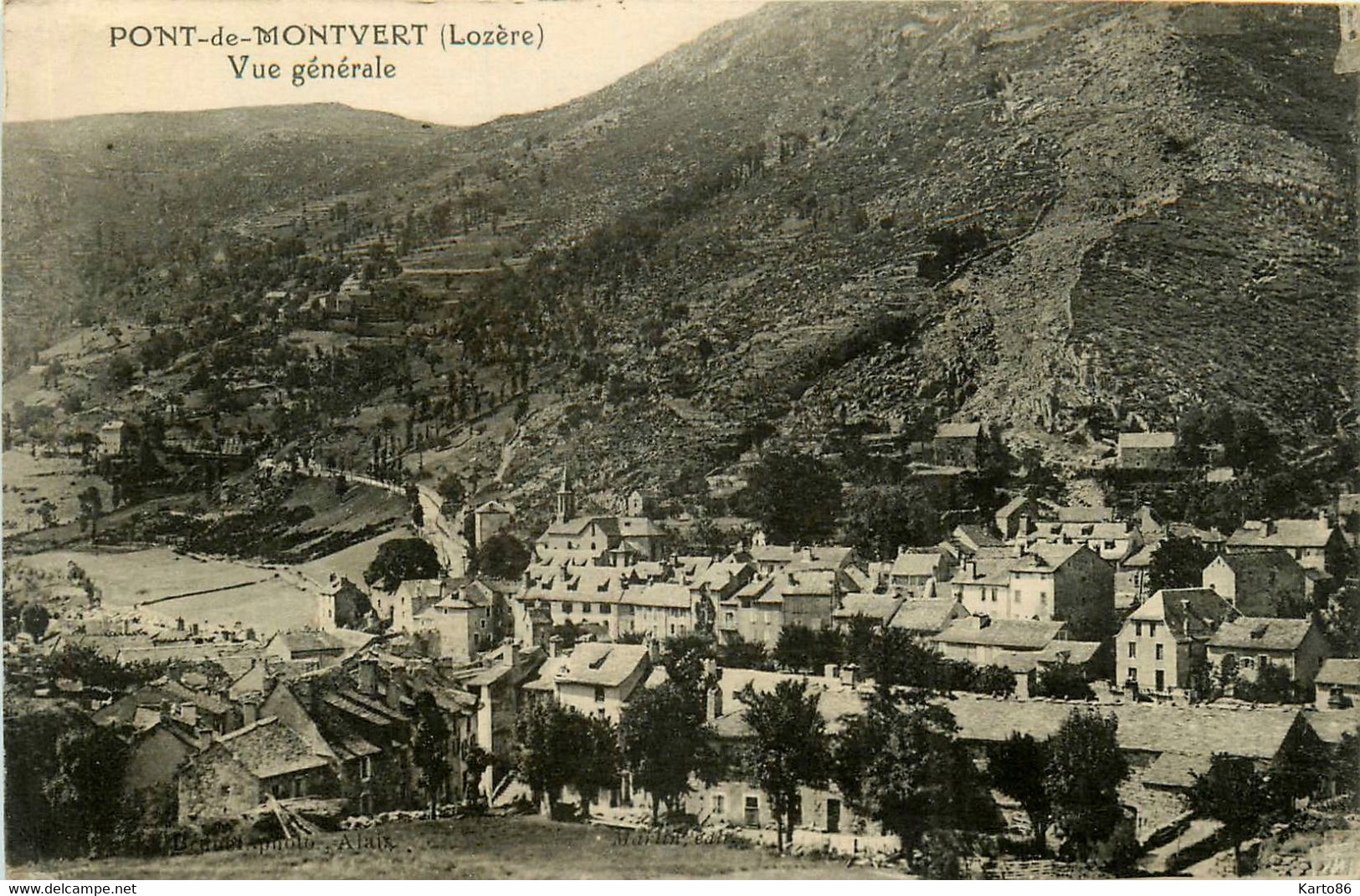 Pont De Montvert * Vue Générale Du Village - Le Pont De Montvert