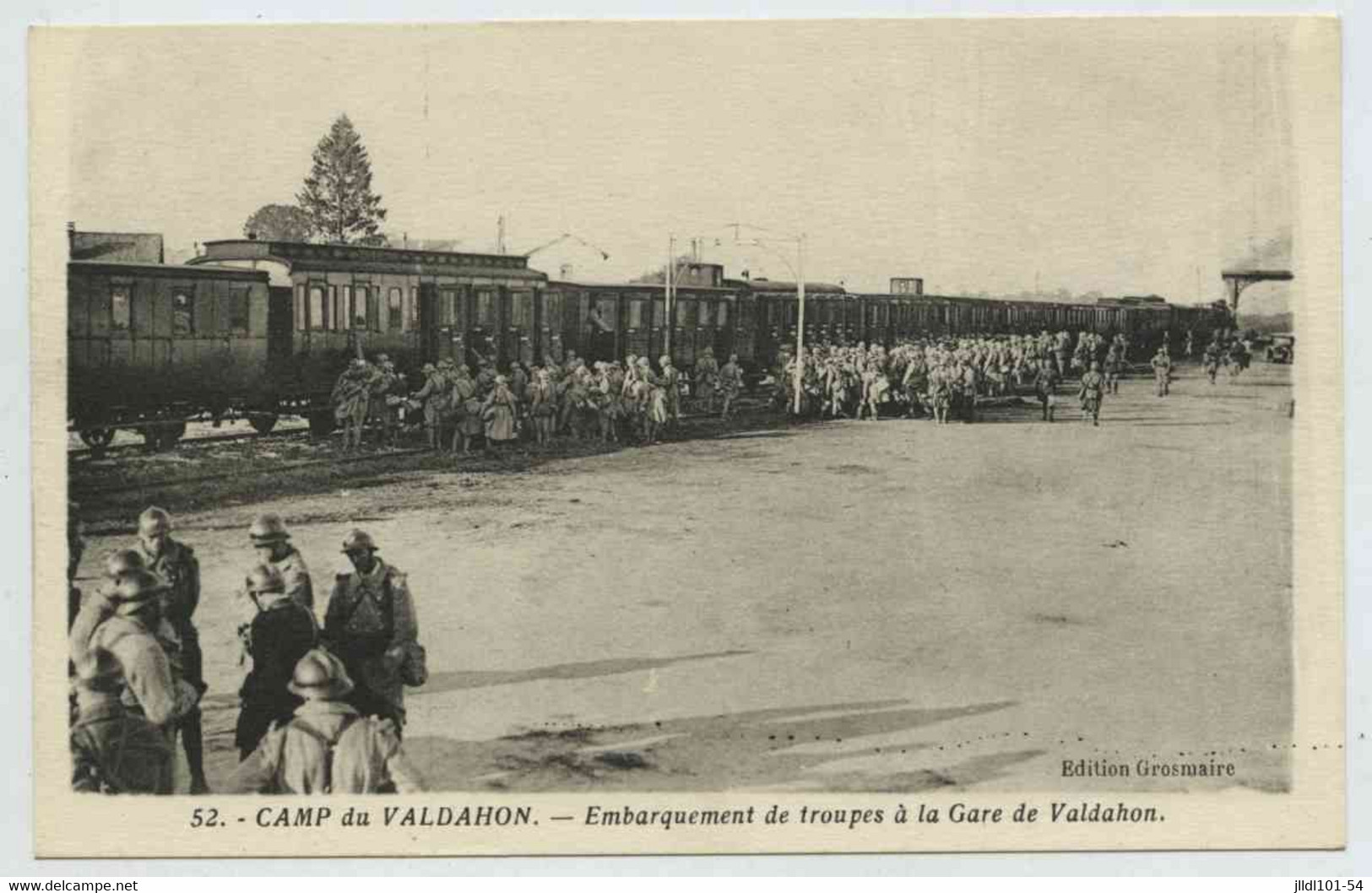 Valdahon, Camp Du Valdahon, Embarquement De Troupes à La Gare De Valdahon - Sonstige & Ohne Zuordnung