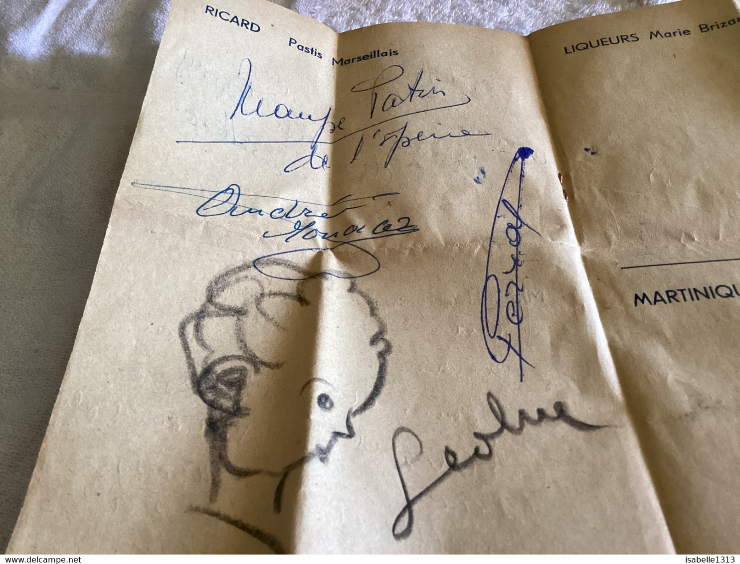 Festival Des Veux Dette Et Kermesse De La 3 D I A Autographe De Vos Vedettes Préféré Ricard Pastis Marseillais - Otros & Sin Clasificación