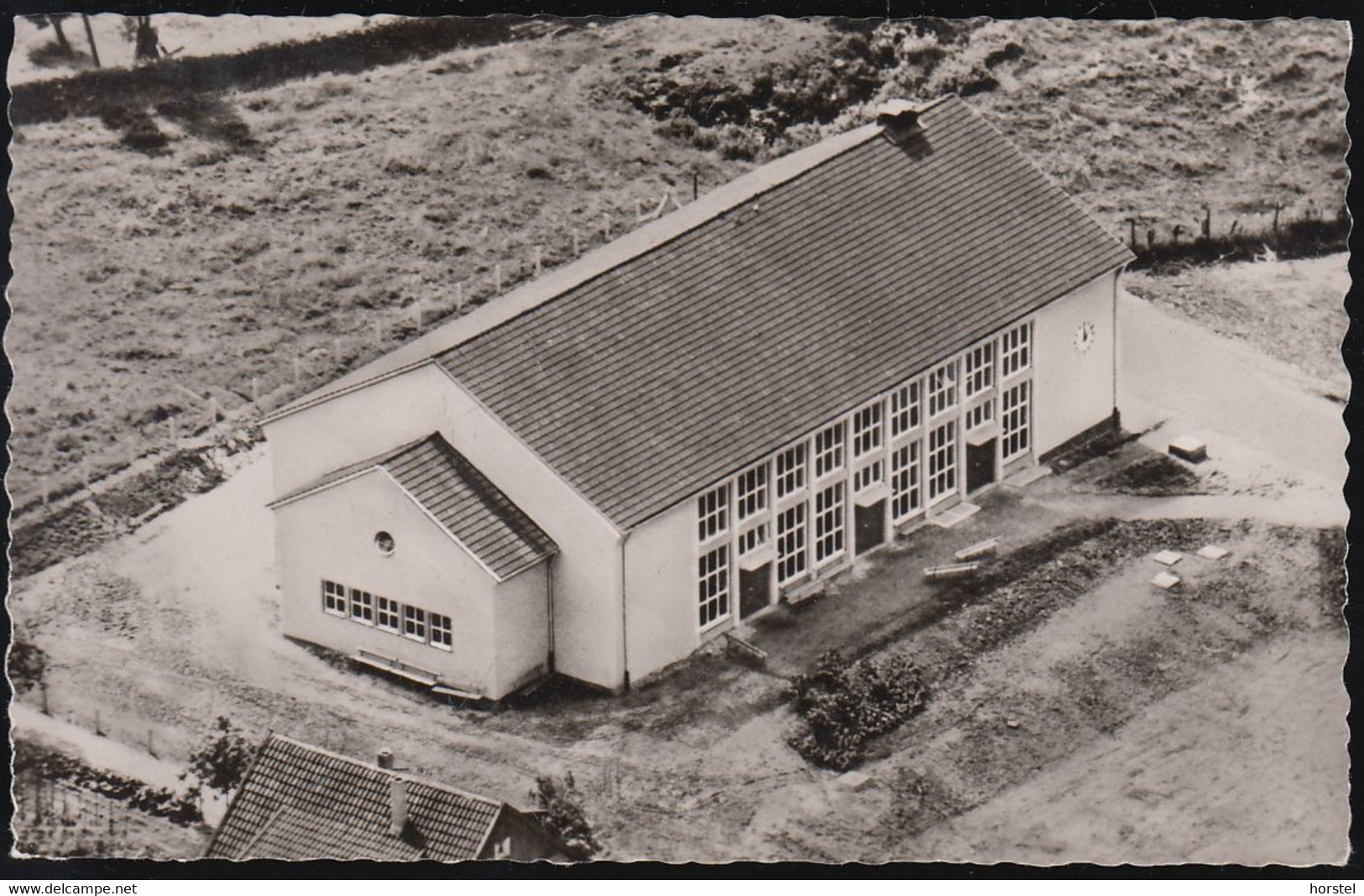 D-51702 Bergneustadt - Bibelschule Wiedenest - Luftbild - Aerial View - Stamp - Bergneustadt