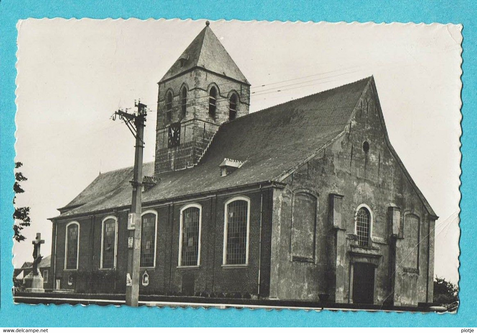 * Lochristi - Loochristy (Oost Vlaanderen) * (Carte Photo - Fotokaart - Drukkerij F. Van Renterghem) St Niklaaskerk, Old - Lochristi