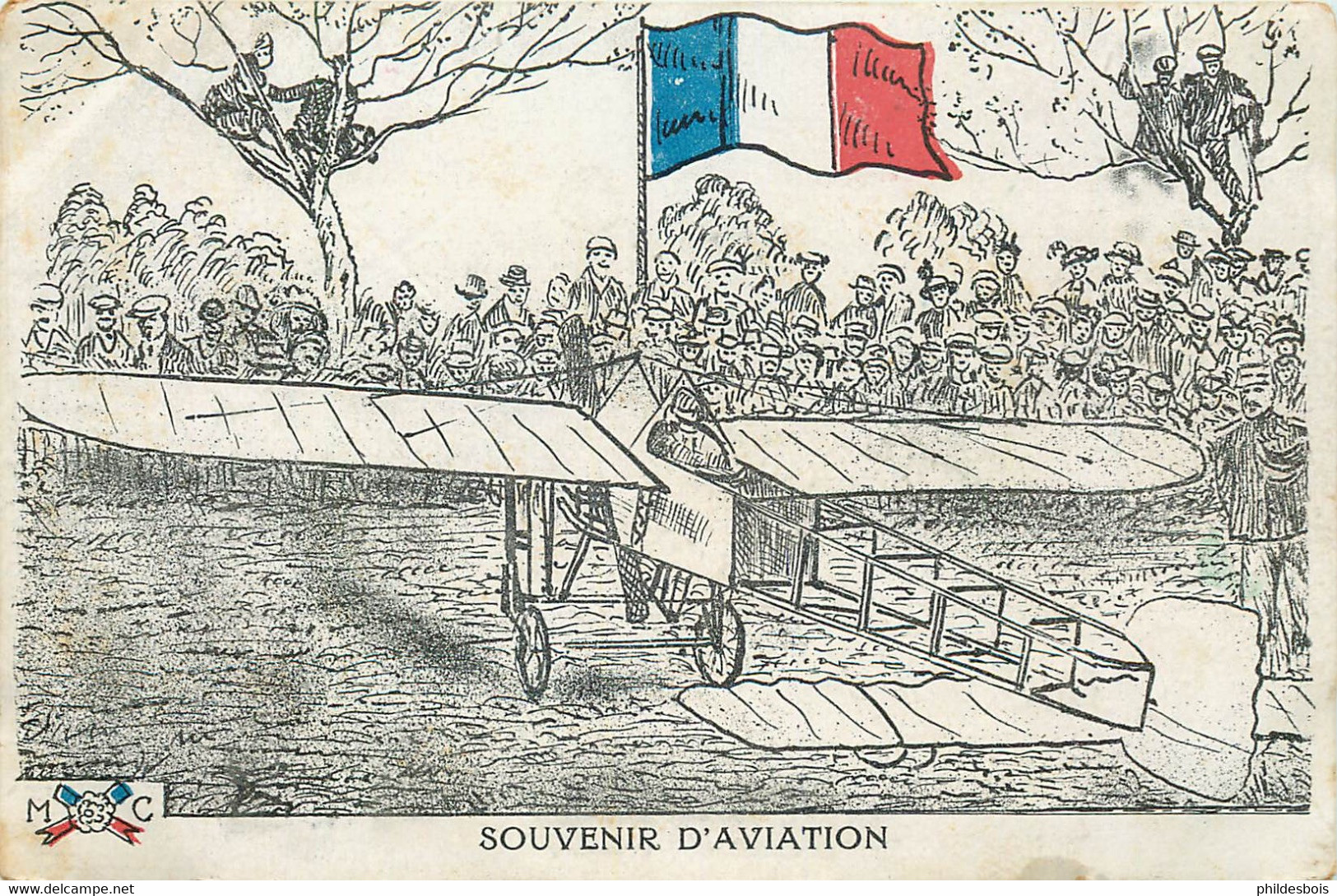 SOUVENIR D'AVIATION  Patriotique Militaire - 1914-1918: 1ère Guerre