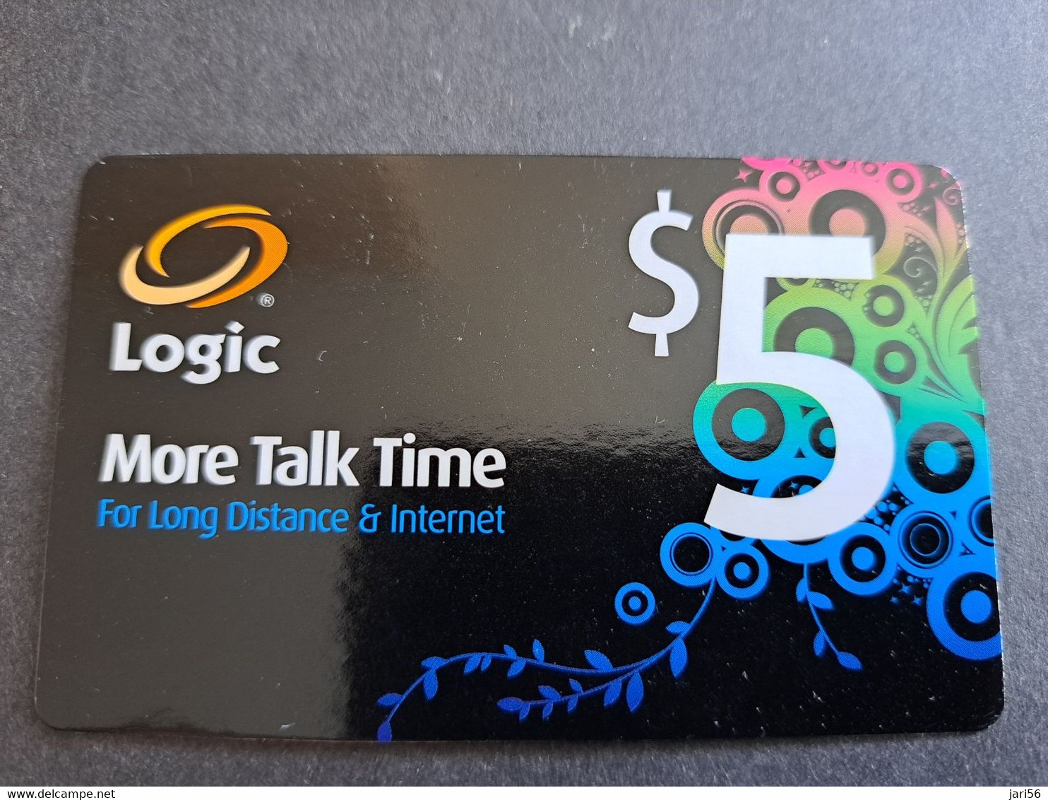 BERMUDA  $5,-  BERMUDA    LOGIC  BERMUDA  MORE TALK TIME       PREPAID CARD  Fine USED  **10354** - Bermudas