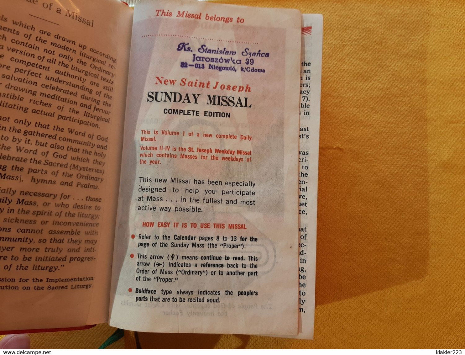 New... Saint Joseph Sunday Missal And Hymnal - Complete Edition - Biblia, Cristianismo