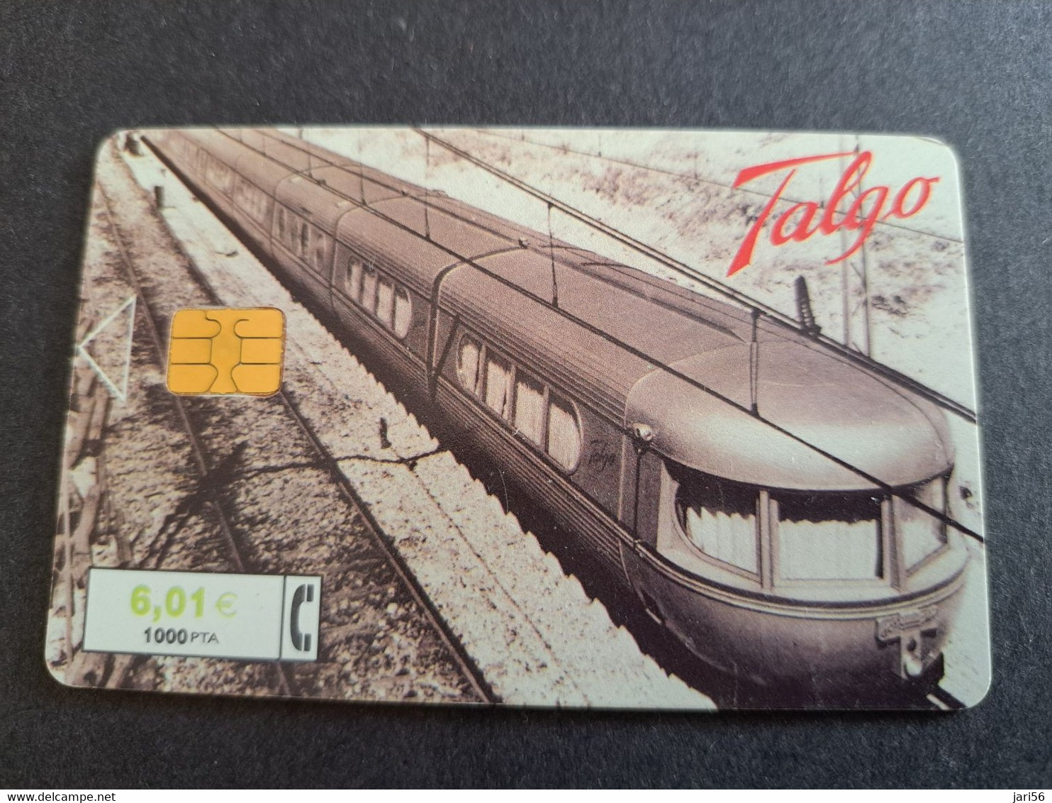 SPAIN/ ESPANA   2000pta TRAIN   TALGO  /  Nice  Fine Used  CHIP CARD  **10359** - Emissioni Private