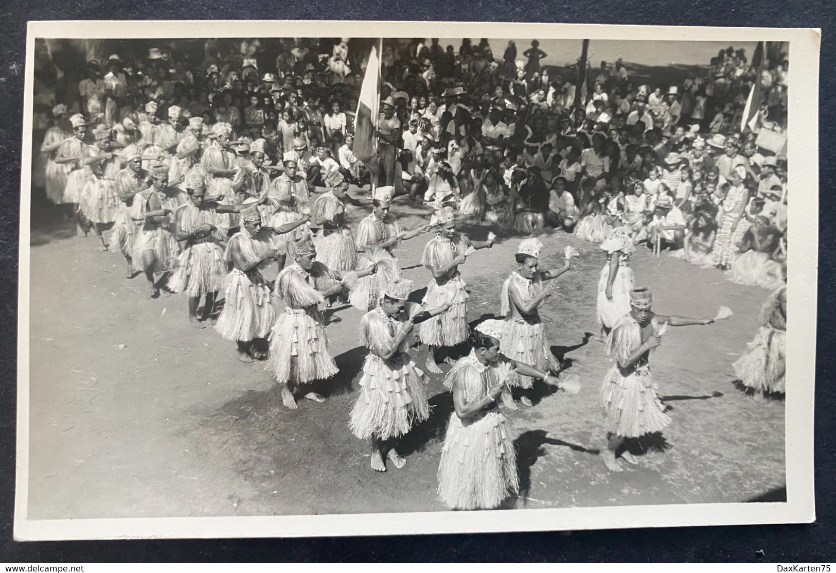 Tahiti Umzug Der Einheimischen/ Fotokarte - Polynésie Française