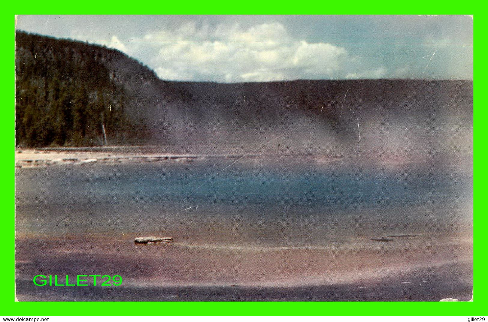 YELLOWSTONE, WY - RAINBOW POOL - YELLOWSTONE NATIONAL PARK - PUB. BY McKEE PRINTING CO - - Yellowstone