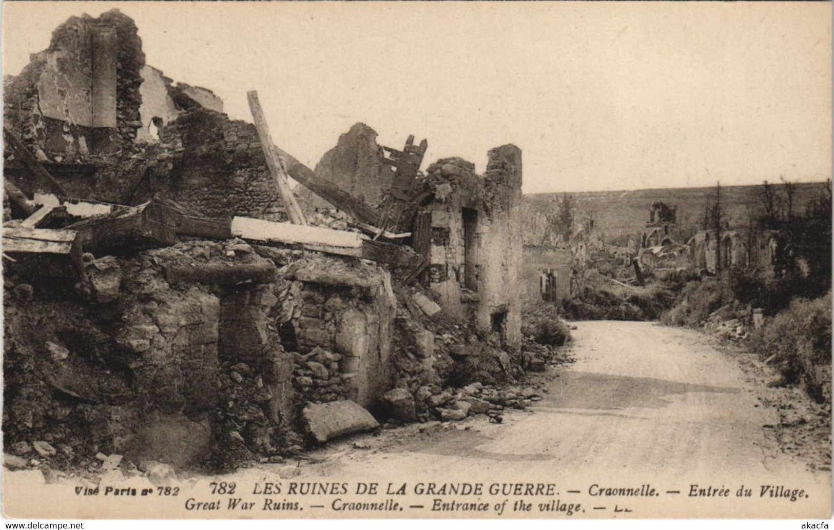 CPA CRAONNELLE Les Ruines De La Grand Guerre (157527) - Craonne