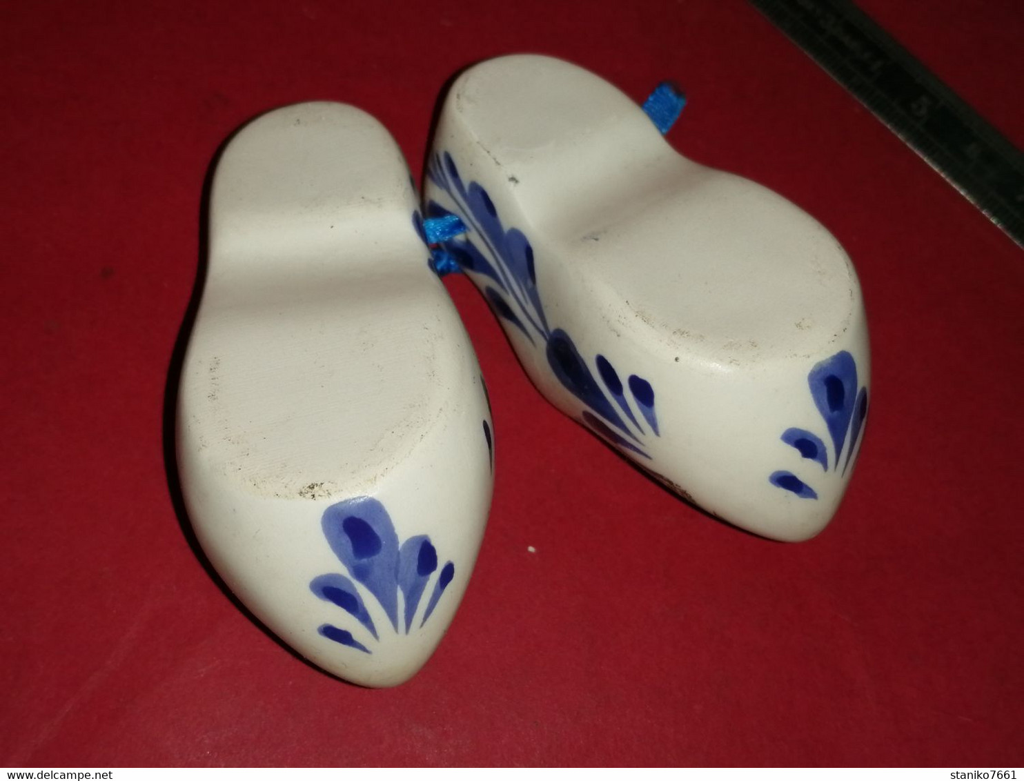 PETITE PAIRE DE SABOT EN PORCELAINE ? SOUVENIR DE LISIEUX - Art Populaire