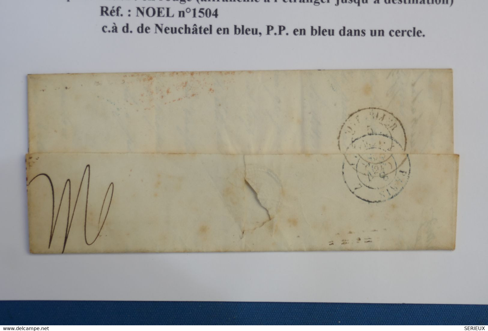 AY1 SUISSE  BELLE LETTRE 1838 NEUCHATEL A PARIS   +A.E.D.+ AFFRANCH.  INTERESSANT - ...-1845 Vorphilatelie