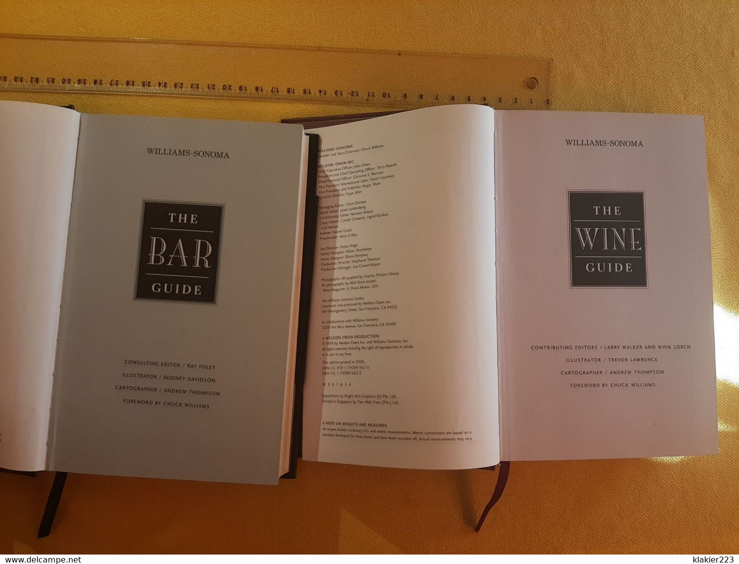 Williams-Sonoma - The Bar Guide / The Wine Guide - European