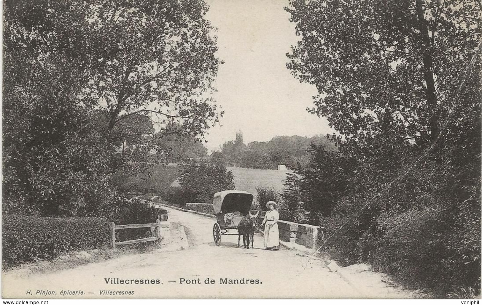 VILLECRESNES - PONT DE MANDRES - ANNEE 1908 - Villecresnes