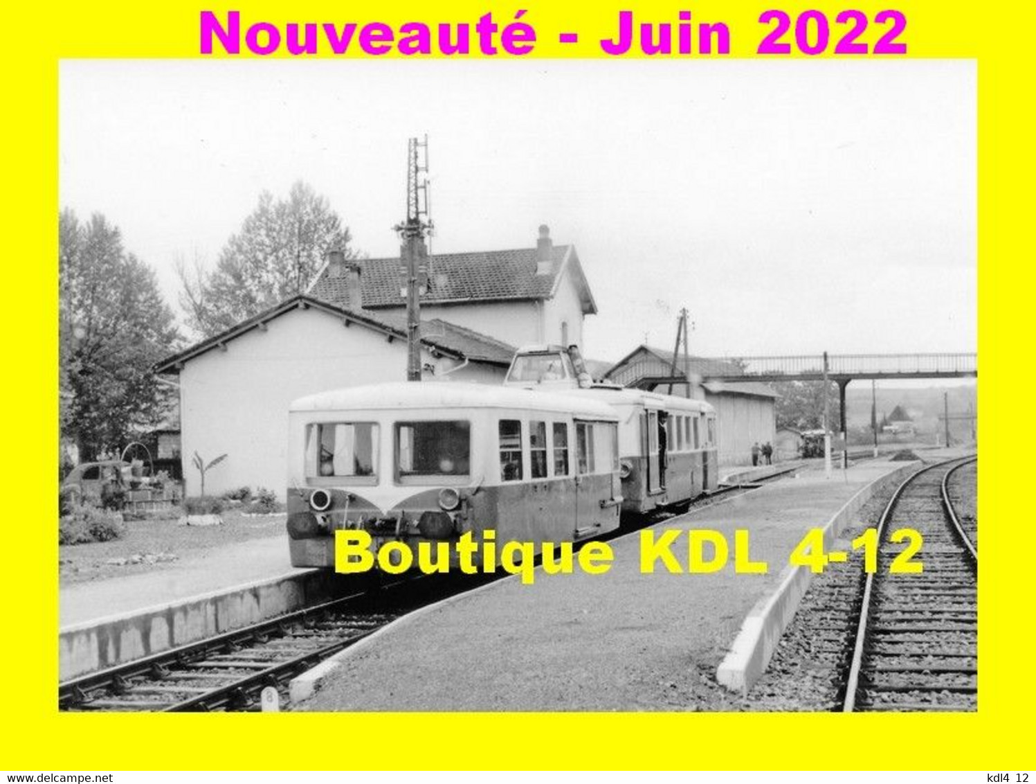 AL 810 - Autorail 150 CV En Gare - ASTAFFORT - Lot Et Garonne - SNCF - Astaffort