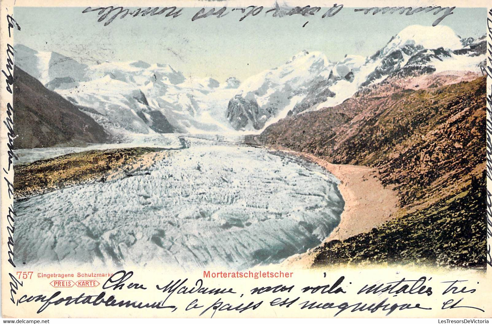 CPA Morteratschgletscher - Glacier - Autres & Non Classés