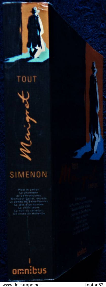 Georges Simenon - Tout Maigret - Tome I - ( 8 Titres ) - Omnibus - ( 2010 ) . - Simenon