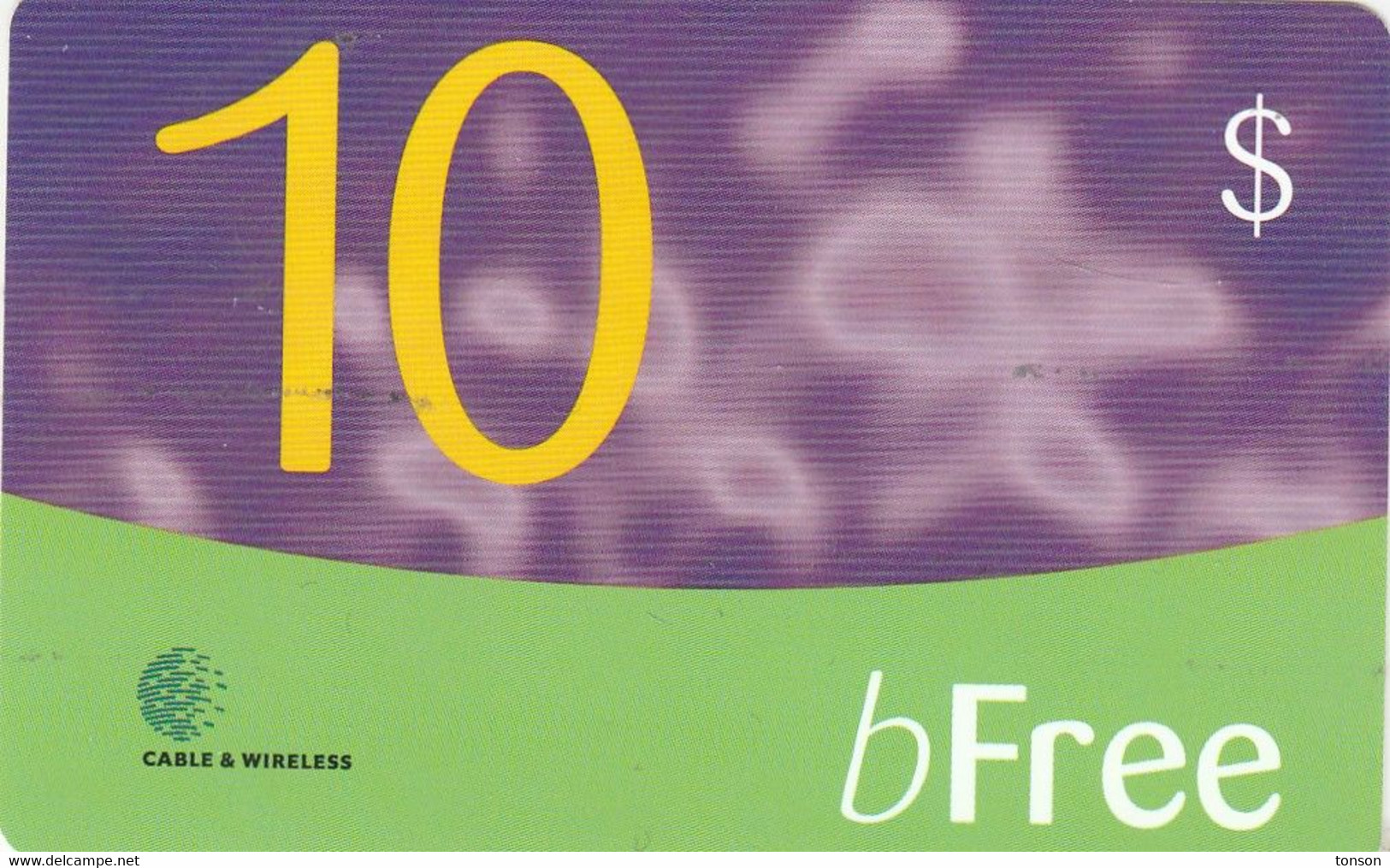 Barbados,  BB-C&W-REF-B002A, $10, BFree, 2 Scans - Barbados (Barbuda)