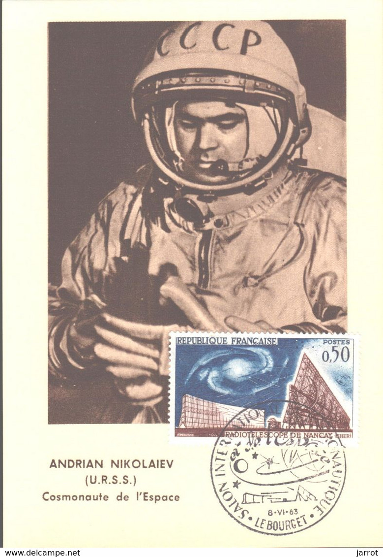 Cosmonautes 8 Juin 1963 8 Cartes - Andere & Zonder Classificatie