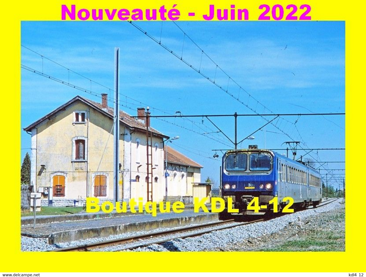 AL 818 - Automotrice Z 7302 En Gare - OSSUN - Hautes Pyrénées - SNCF - Ossun