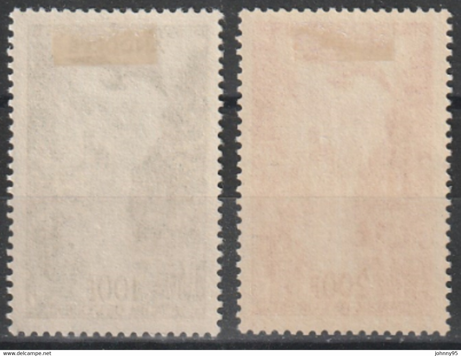 Année 1955 - 1957 - P.A. N° 2 Et 3 - Paysage : Le Valira De L'Orient - 2 Valeurs - Posta Aerea