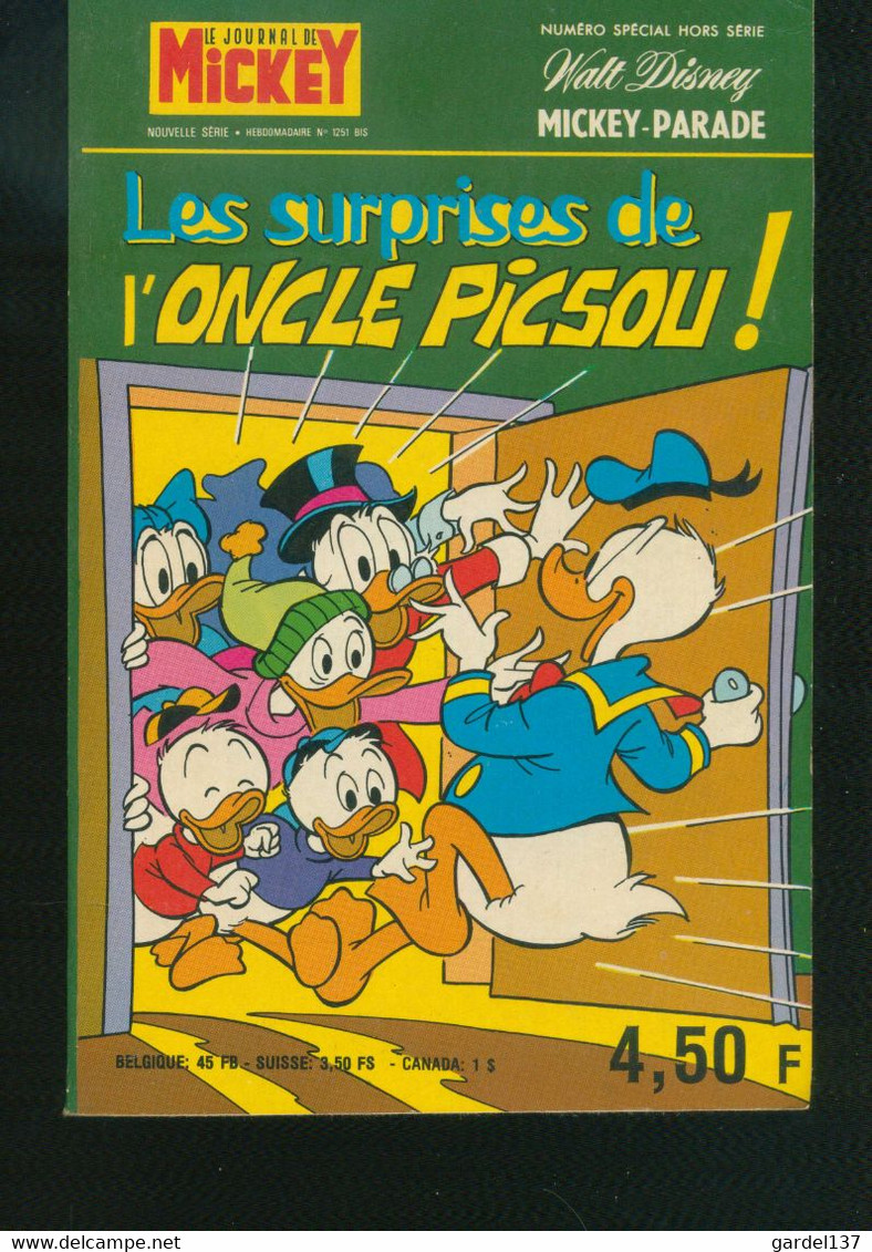 MICKEY PARADE Les Surprises De L'oncle Picsou Juin-76 - Mickey Parade